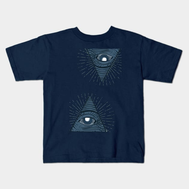 The art of eye Kids T-Shirt by thenicestore